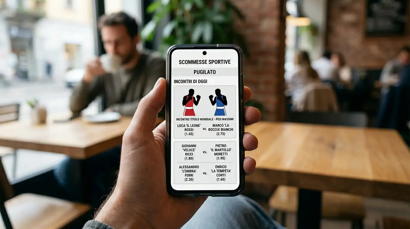 App mobile per scommesse boxe con mercati live aggiornati