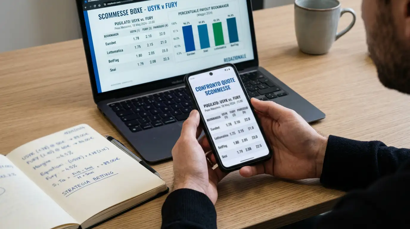Confronto payout e quote nelle scommesse sul pugilato